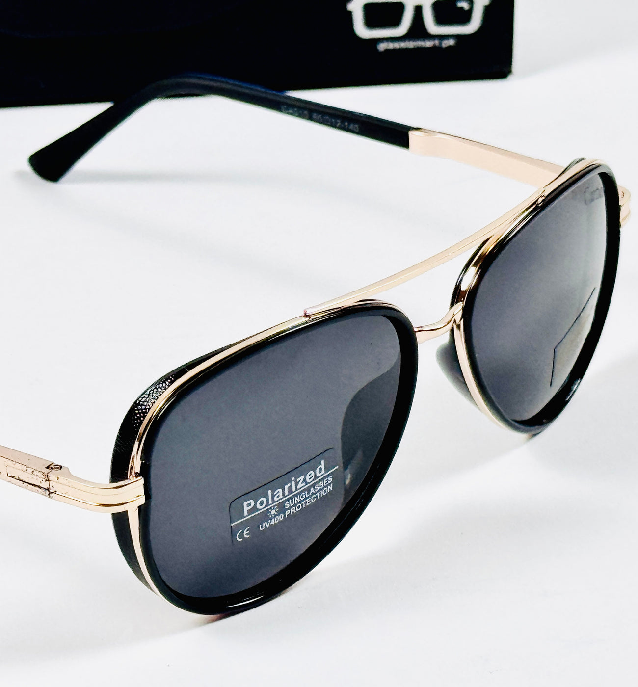 Cartier – A910 – 60 – Golden Black – Metal – Sunglasses – Unisex