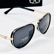 Cartier – A910 – 60 – Golden Black – Metal – Sunglasses – Unisex