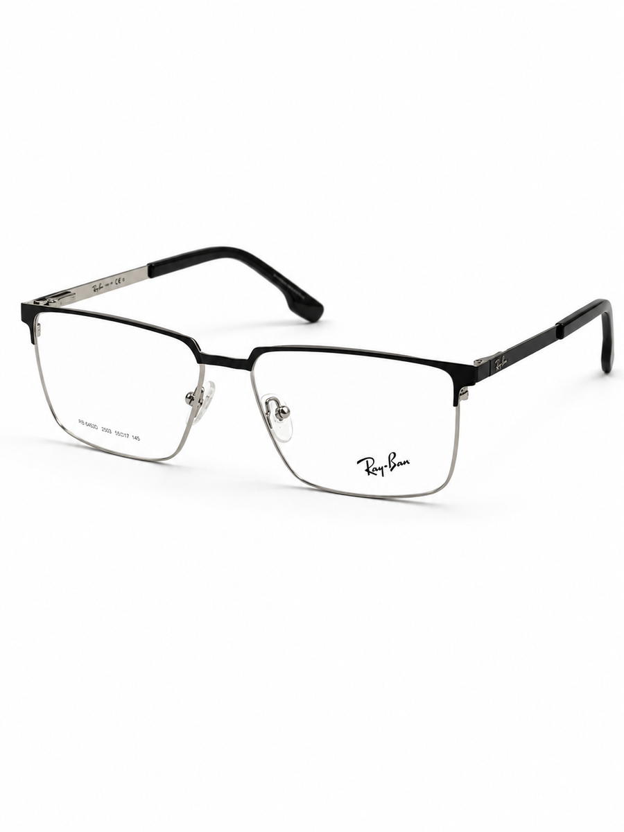 Rayban – 23506 – 55 - Silver Black – Metal – Optics - Unisex