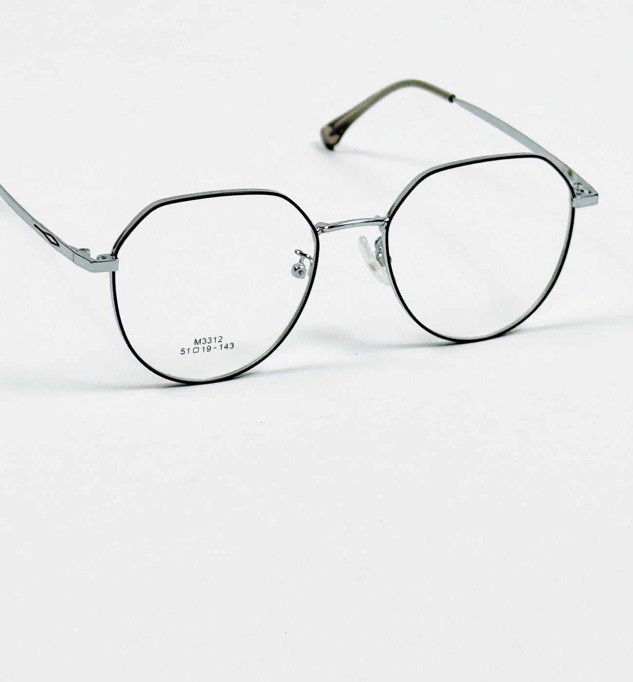 Dior – 3312 – 51 - Silver Black – Metal – Optics – Unisex
