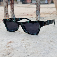 Louis Vuitton – 96008 – 58 – Green Black – Acetate  - Sunglasses – Unisex
