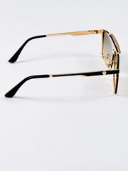 Versace’s – 22170 – 60 – Golden Brown – Metal – Sunglasses – Unisex