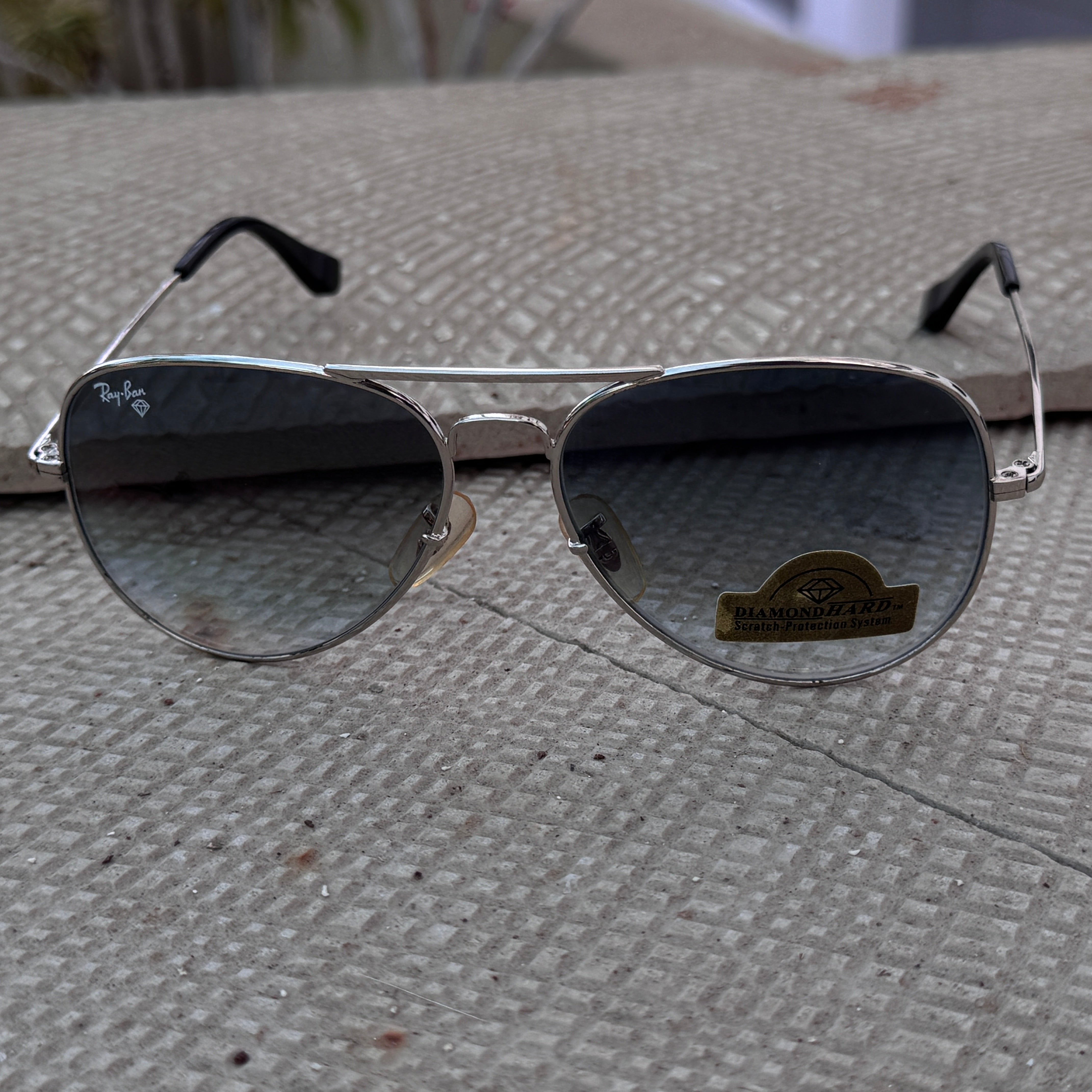 Rayban – 3035 – 62 – Silver Blue – Metal – Sunglasses – Unisex - Premium