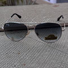 Rayban – 3035 – 62 – Silver Blue – Metal – Sunglasses – Unisex - Premium