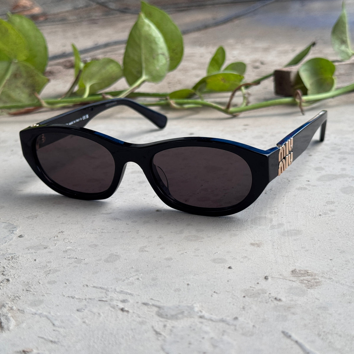 Miu Miu – A03 - 52 – Black – Acetate - Sunglasses – Ladies