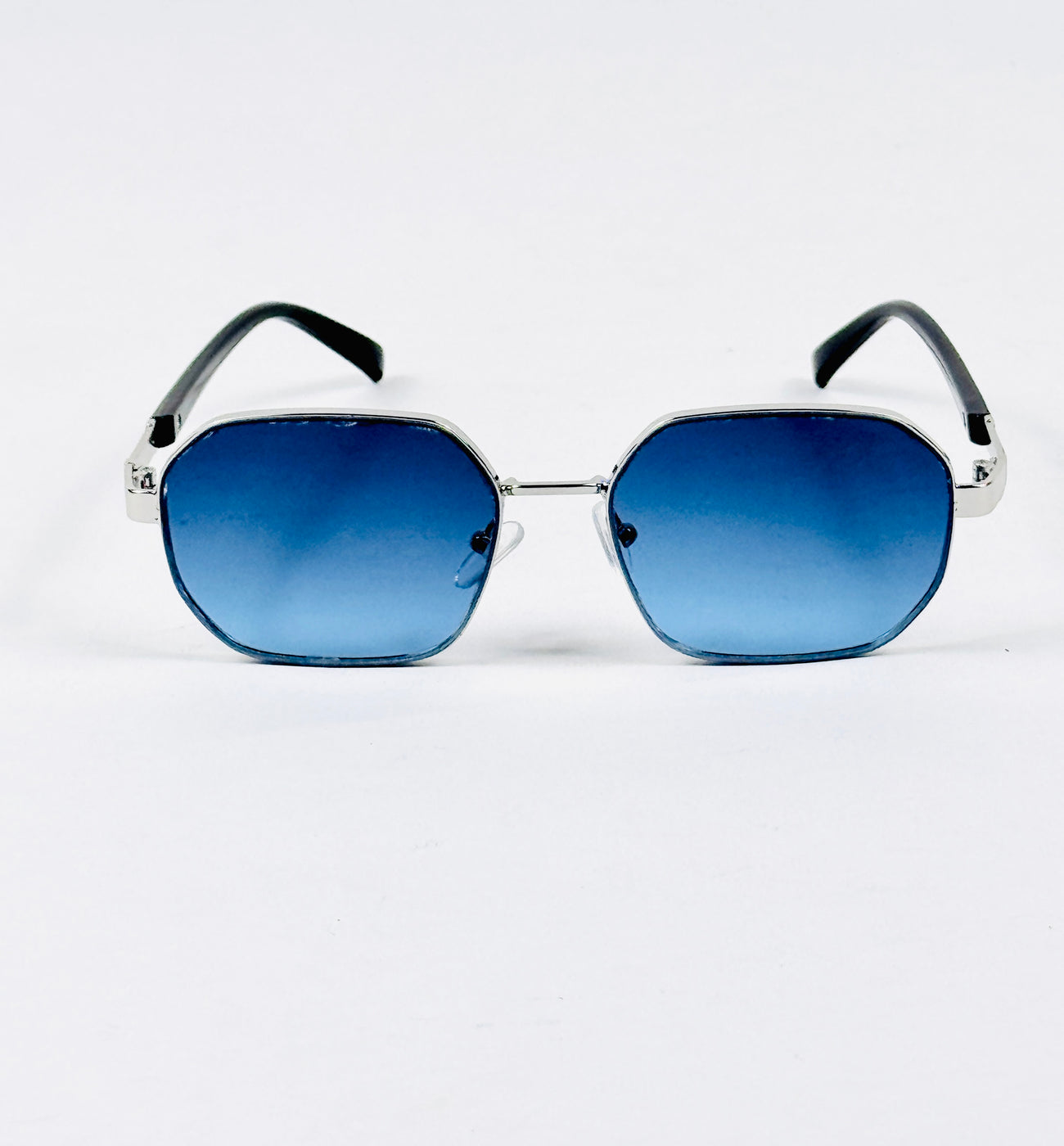 Police – 1058 - 58 – Silver Blue – Metal – Sunglasses - Unisex