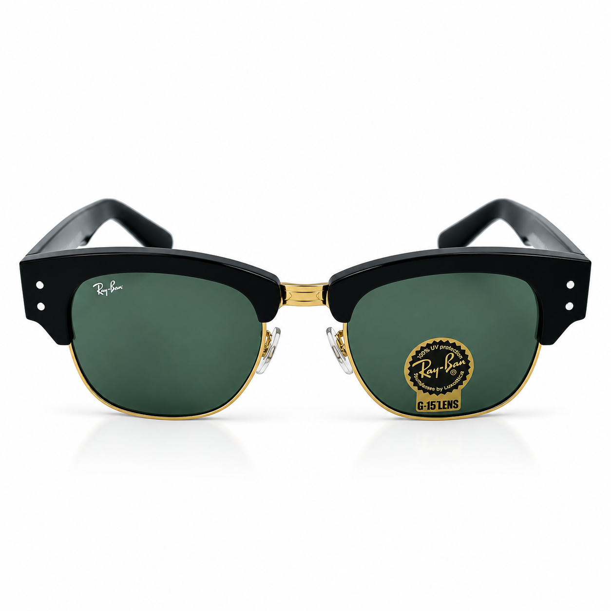 RayBan - MEGA CLUB MASTER - 0316 - 53 - Golden Black - SUNGLASSES - PREMIUM