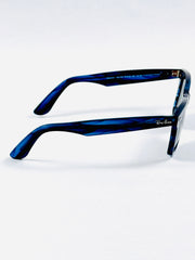 RayBan – 2140 – 50 – Blue Textured –  Acetate- Sunglasses – Unisex - Premium