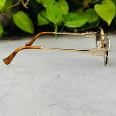 Miu Miu – 1123 - 54 – Brown – Metal - Sunglasses – Ladies - Premium