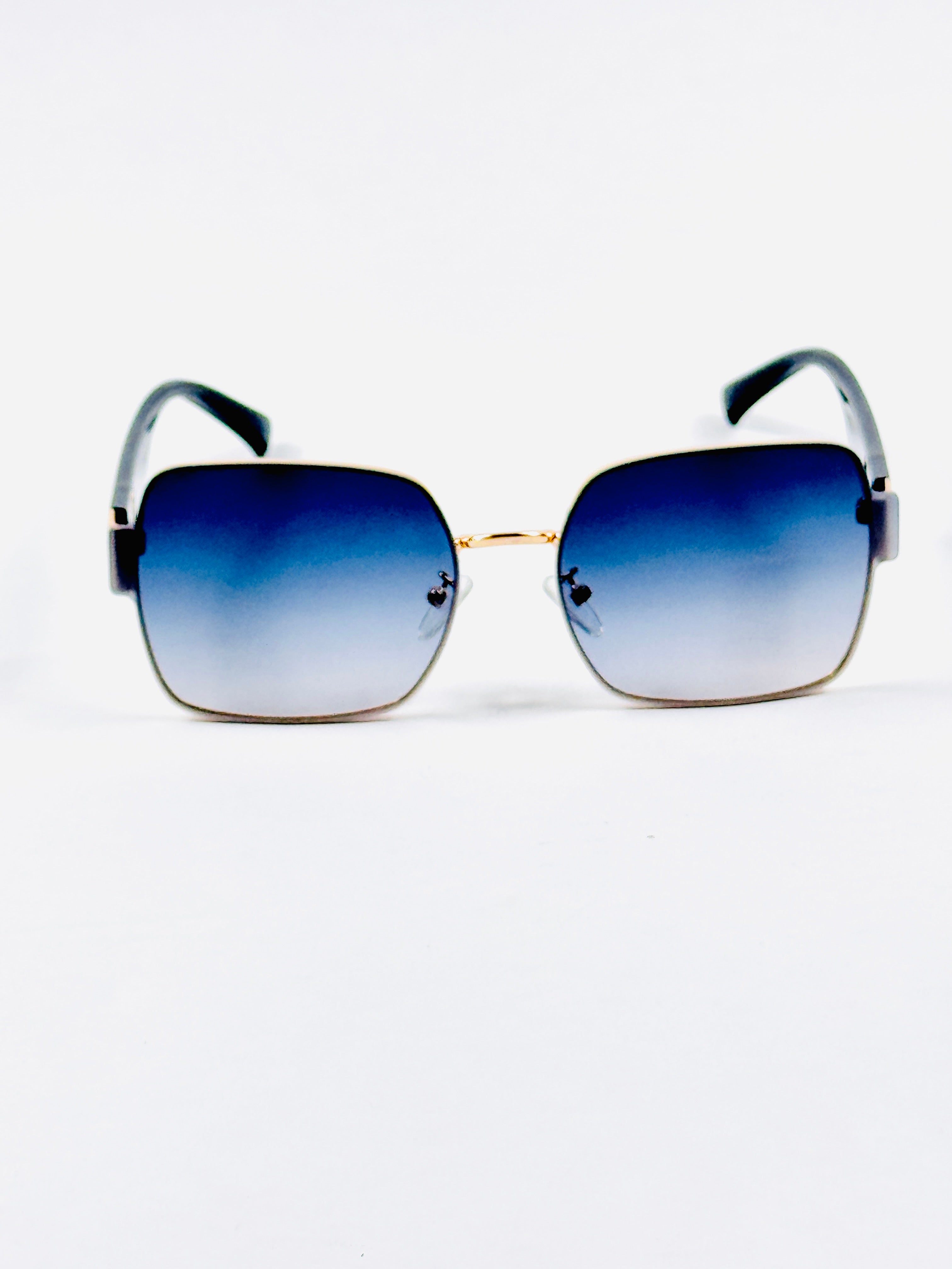 Loewe – 2058 – 53 – Golden Black Gradient – Metal – Sunglasses – Ladies