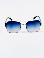 Loewe – 2058 – 53 – Golden Black Gradient – Metal – Sunglasses – Ladies