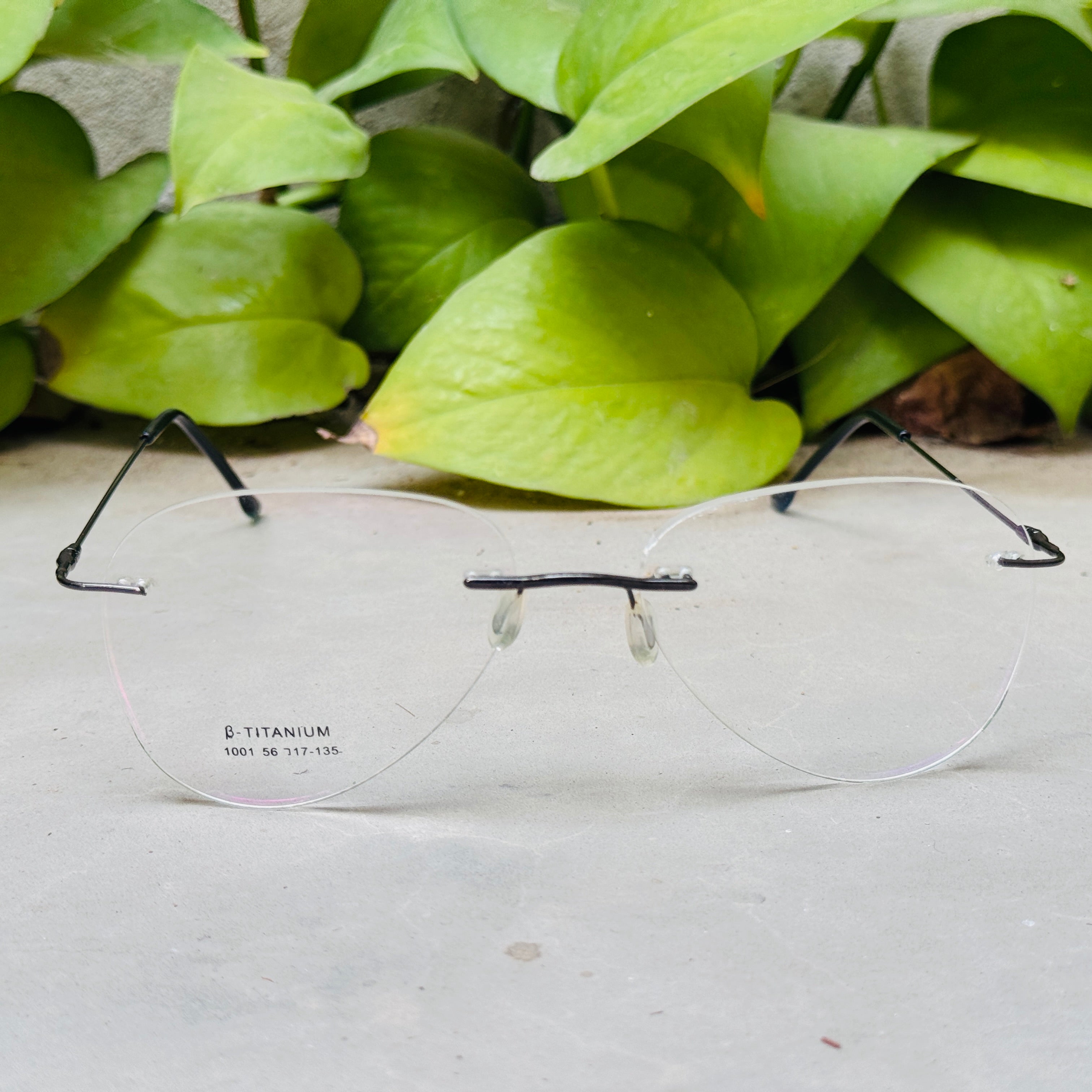 Serova – 1001 – 56 – Black –  Metal - Optics – Rimless - Unisex