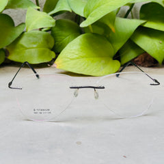 Serova – 1001 – 56 – Black –  Metal - Optics – Rimless - Unisex