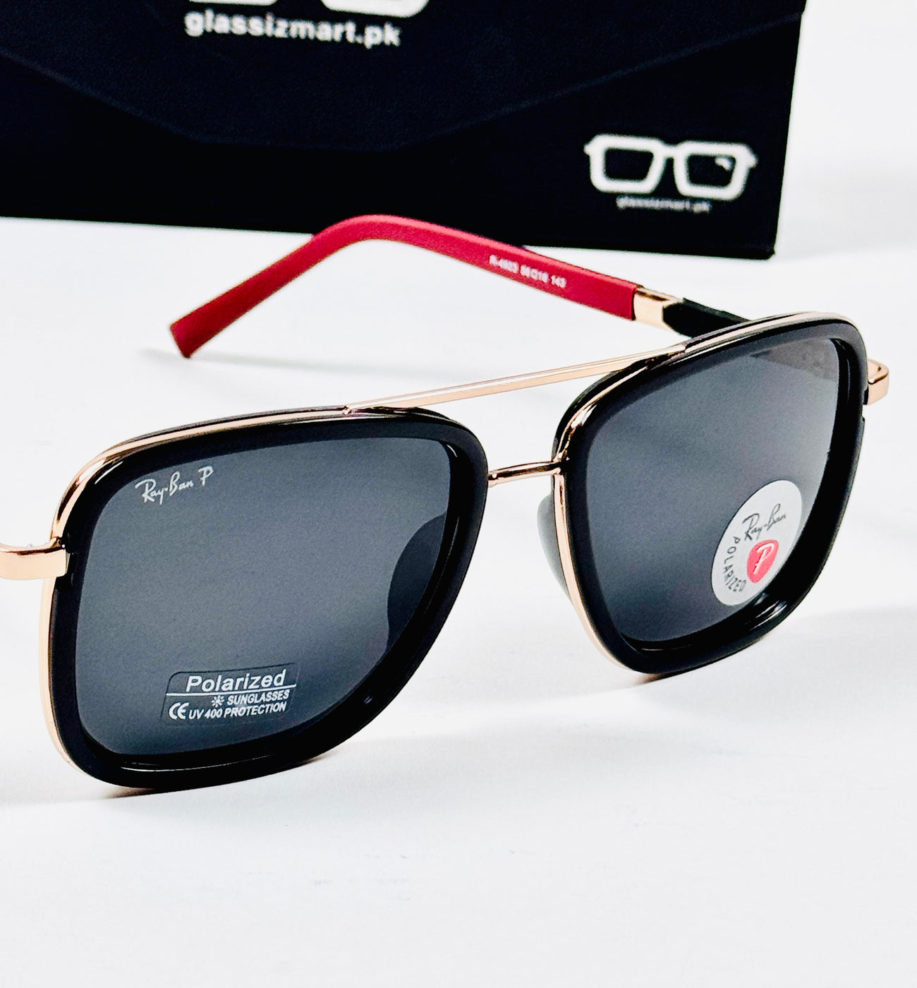 Rayban – 4923 – 56 – Golden Black – Metal - Sunglasses – Unisex