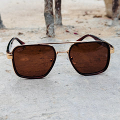 Rayban - 367 – 54 – Golden Brown – Acetate – Sunglasses – Unisex