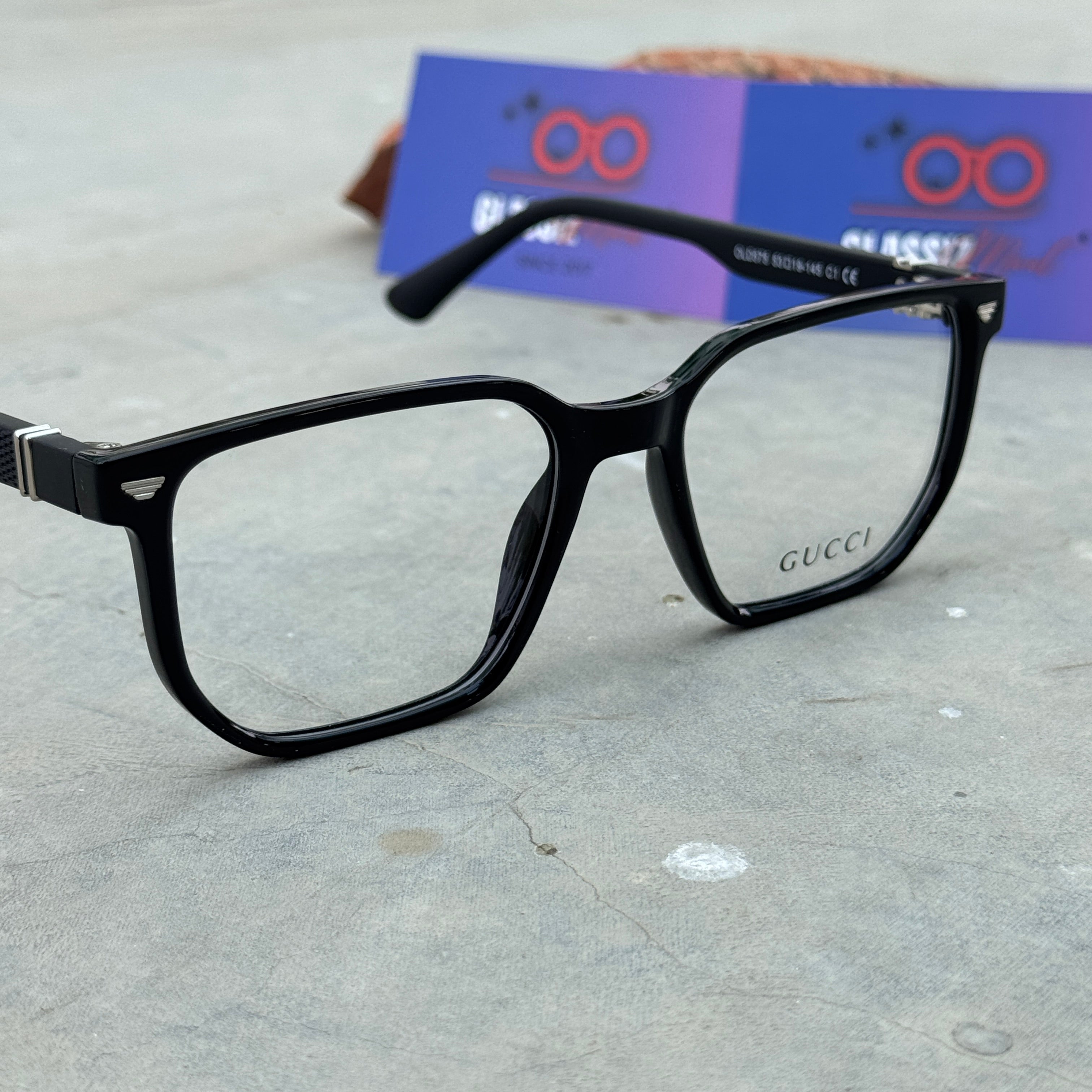 Gucci – 575 – 53 – Black –  Acetate - Optics – Unisex - Premium