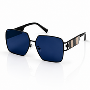 Burberry – 2A478 – 56 – Black – Metal – Sunglasses – Unisex