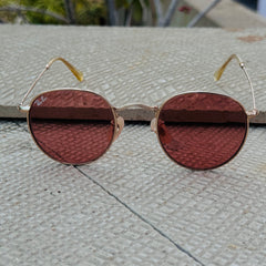 Rayban – 3447 – 50 – Golden Pink – Metal – Sunglasses – Unisex - Premium