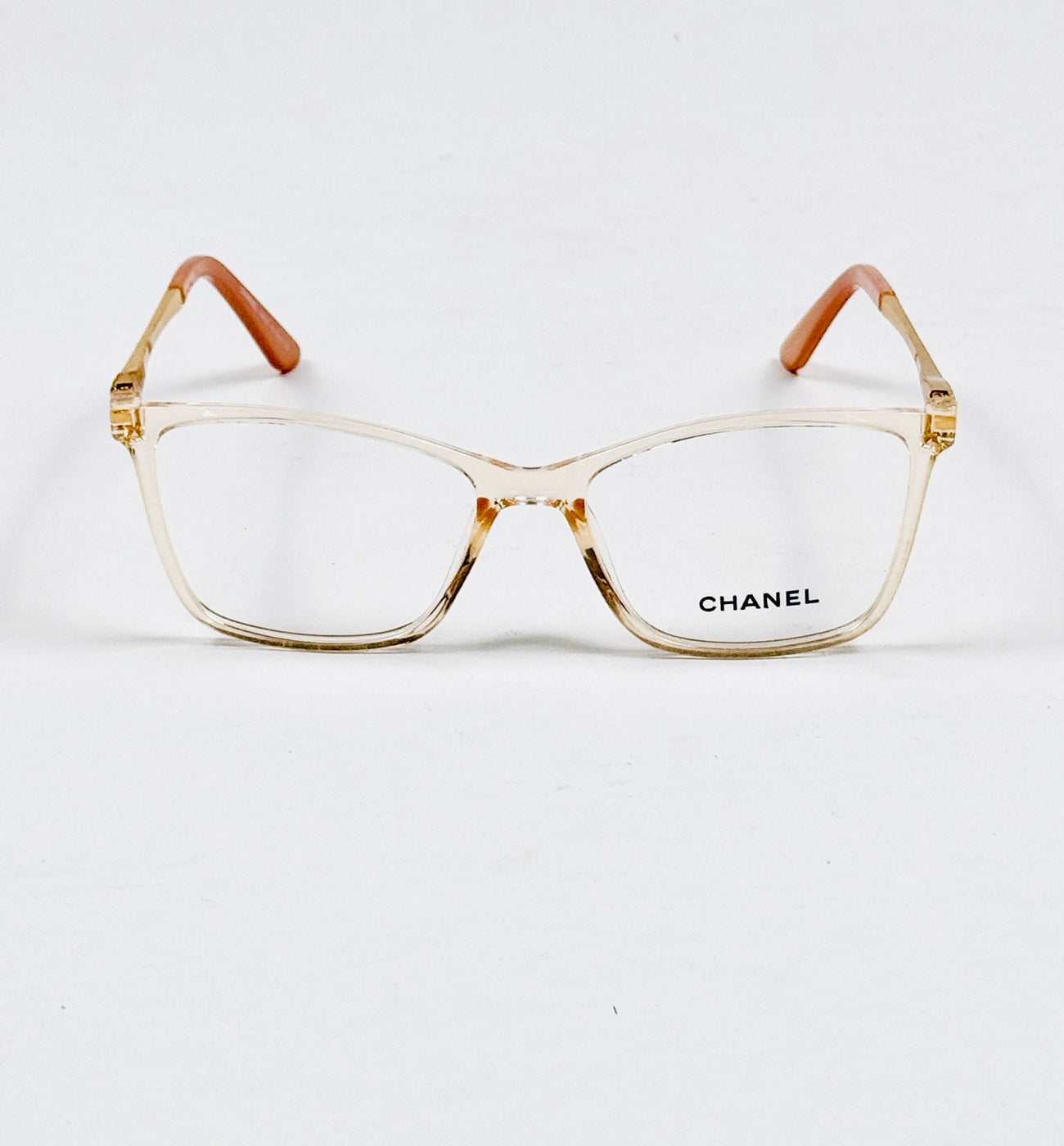 Chanel – 5527 – 55 - Orange – Acetate - Metal - Optics – Ladies