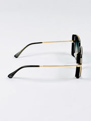 Dior – 220 – 56 – Golden Green Gradient – Metal – Sunglasses – Ladies
