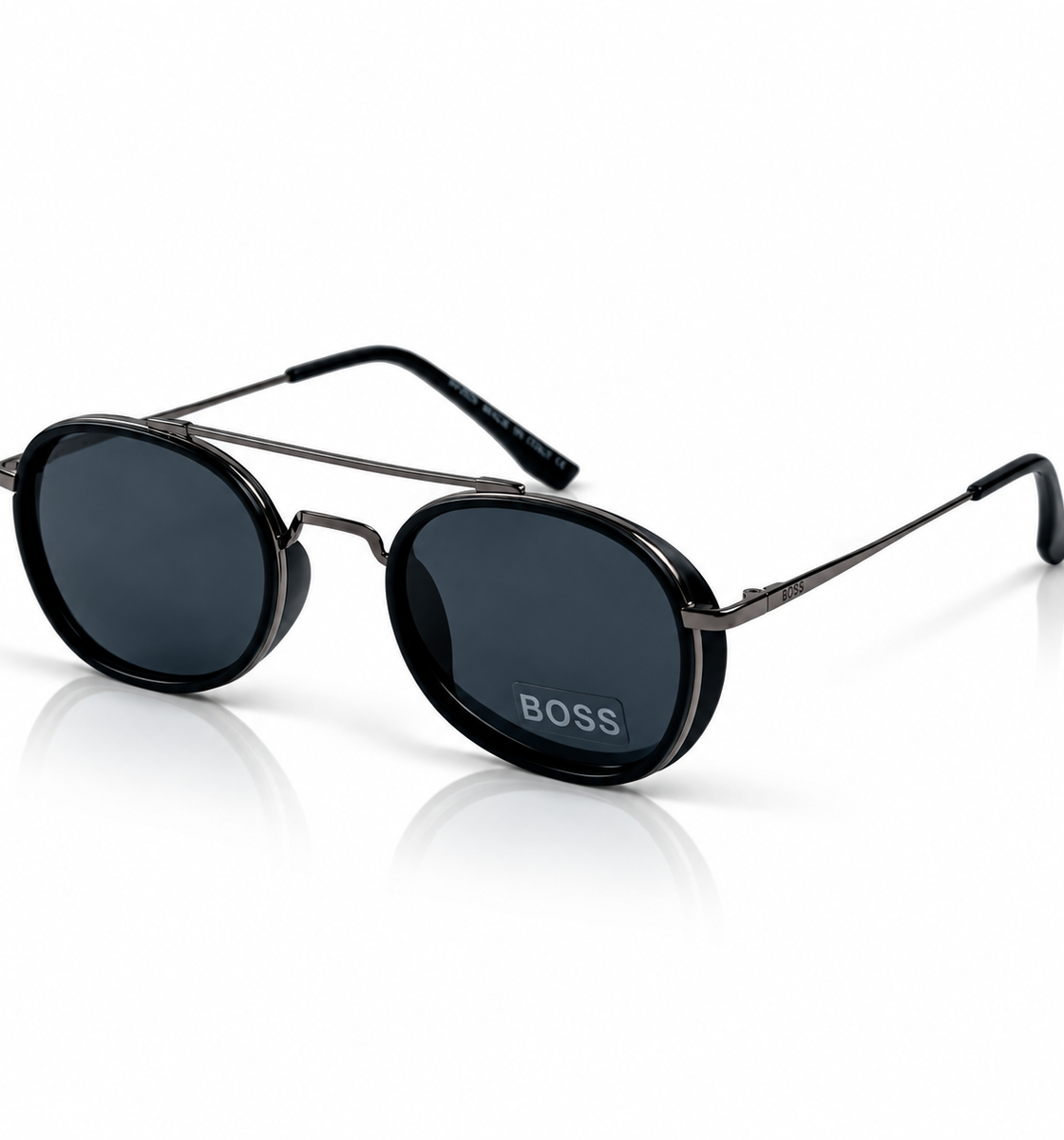 Boss – P8604 – 48 – Grey Black – Metal – Sunglasses – Unisex