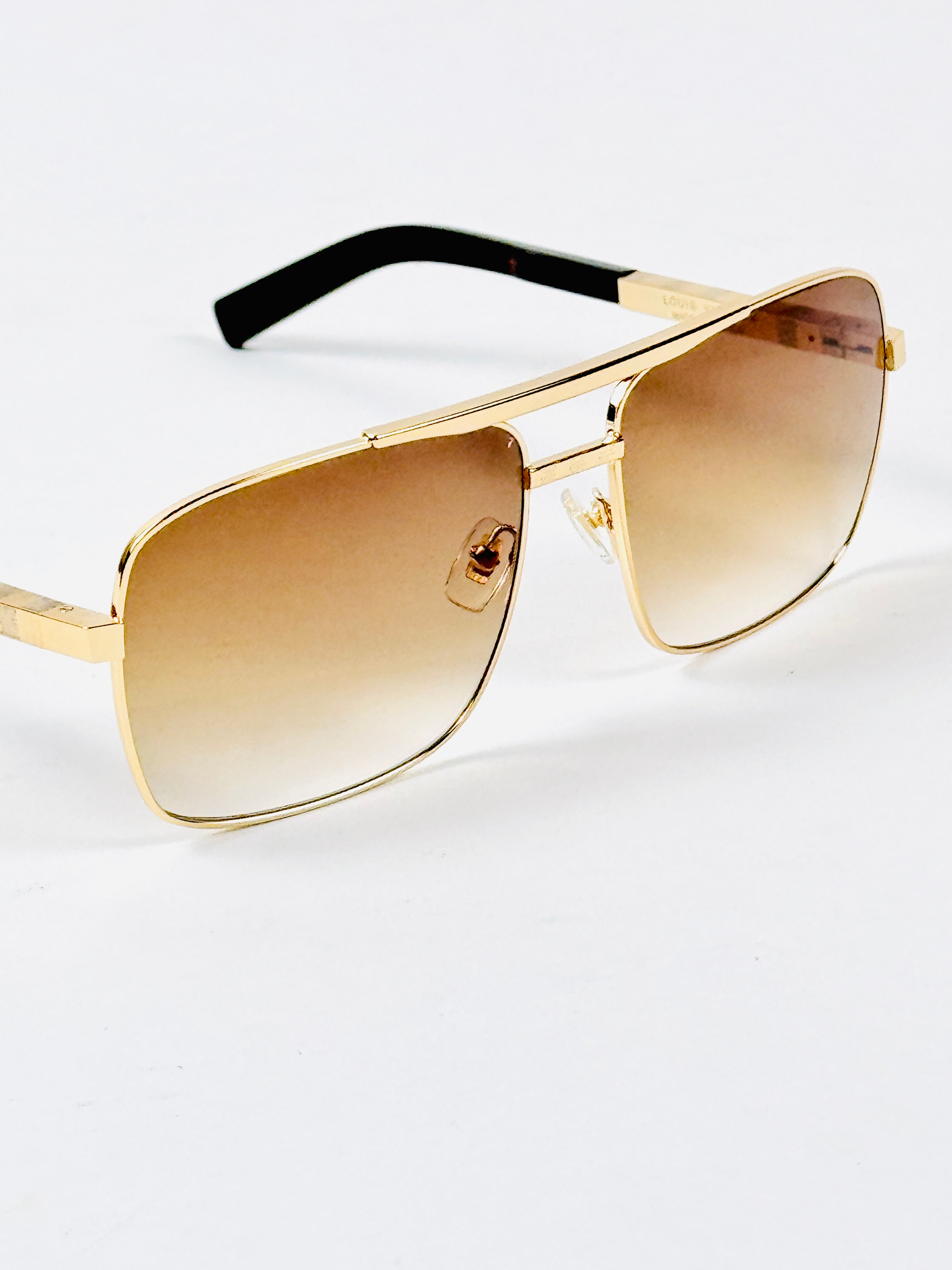 Louis Vuitton – 0259 - 61 – Golden Brown Gradient - Metal - Sunglasses – Unisex - Premium