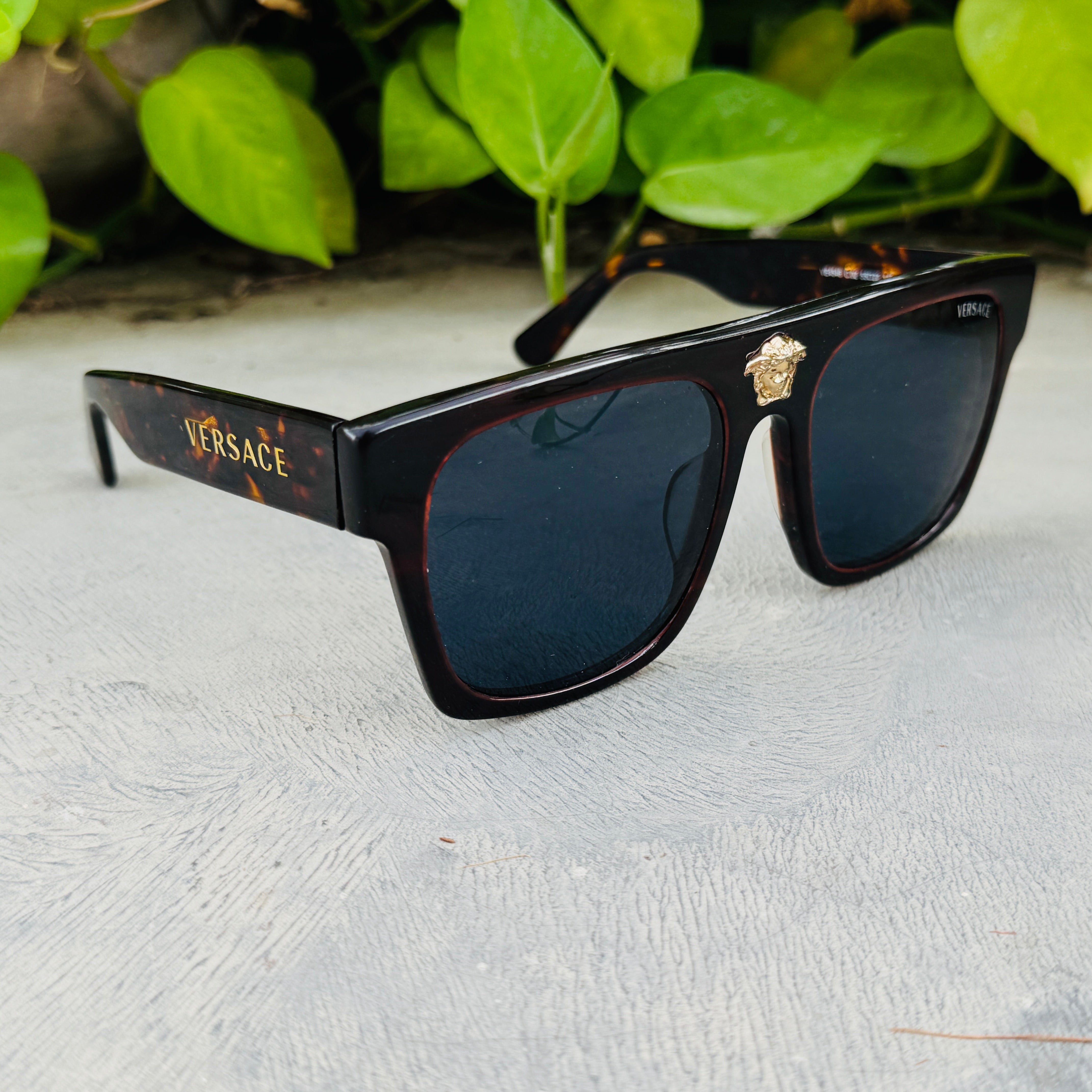 Versace – 4526 - 55 – Tortoise Black – Acetate - Sunglasses – Unisex - Premium