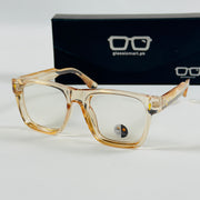 Moscot – P420 - 53 - Transparent Orange – Acetate  – Optics - Unisex (Transition)