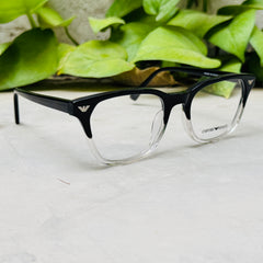 Emporio Armani – 3240 – 52 – Black Transparent –  Acetate - Optics – Unisex - Premium