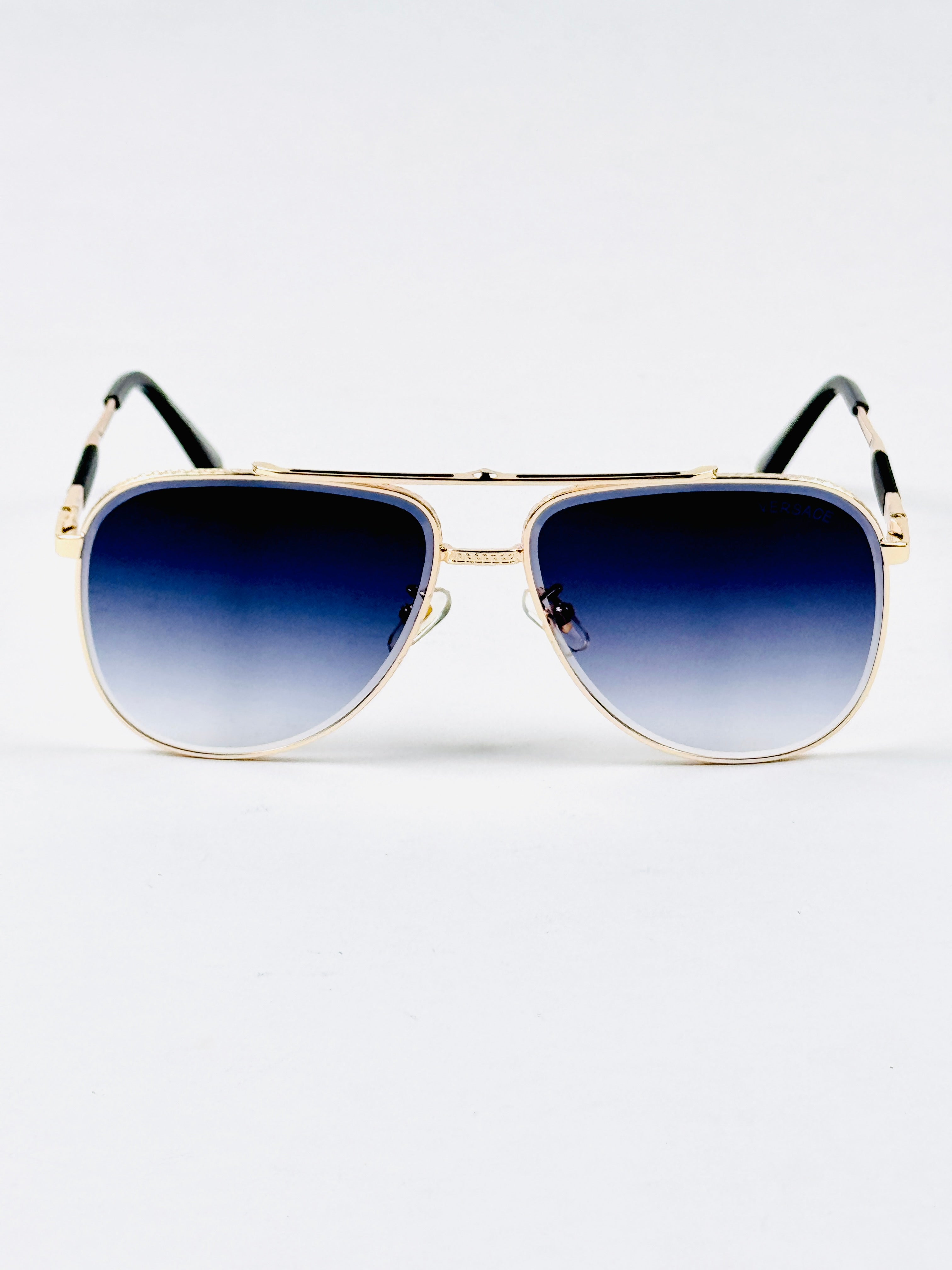 Versace – 23247 – 61 – Golden Black Gradient – Metal – Sunglasses – Unisex