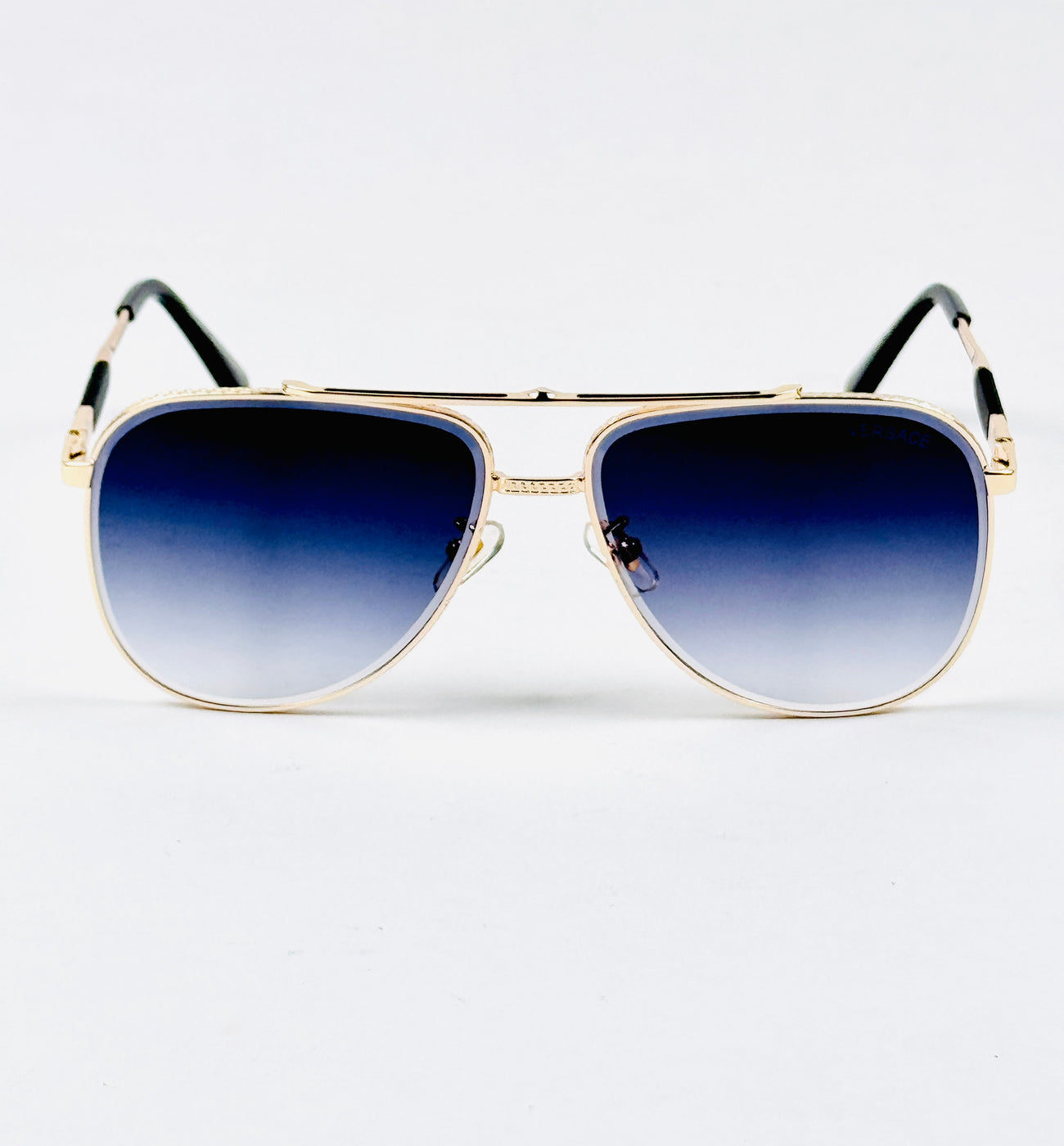 Versace – 23247 – 61 – Golden Black Gradient – Metal – Sunglasses – Unisex