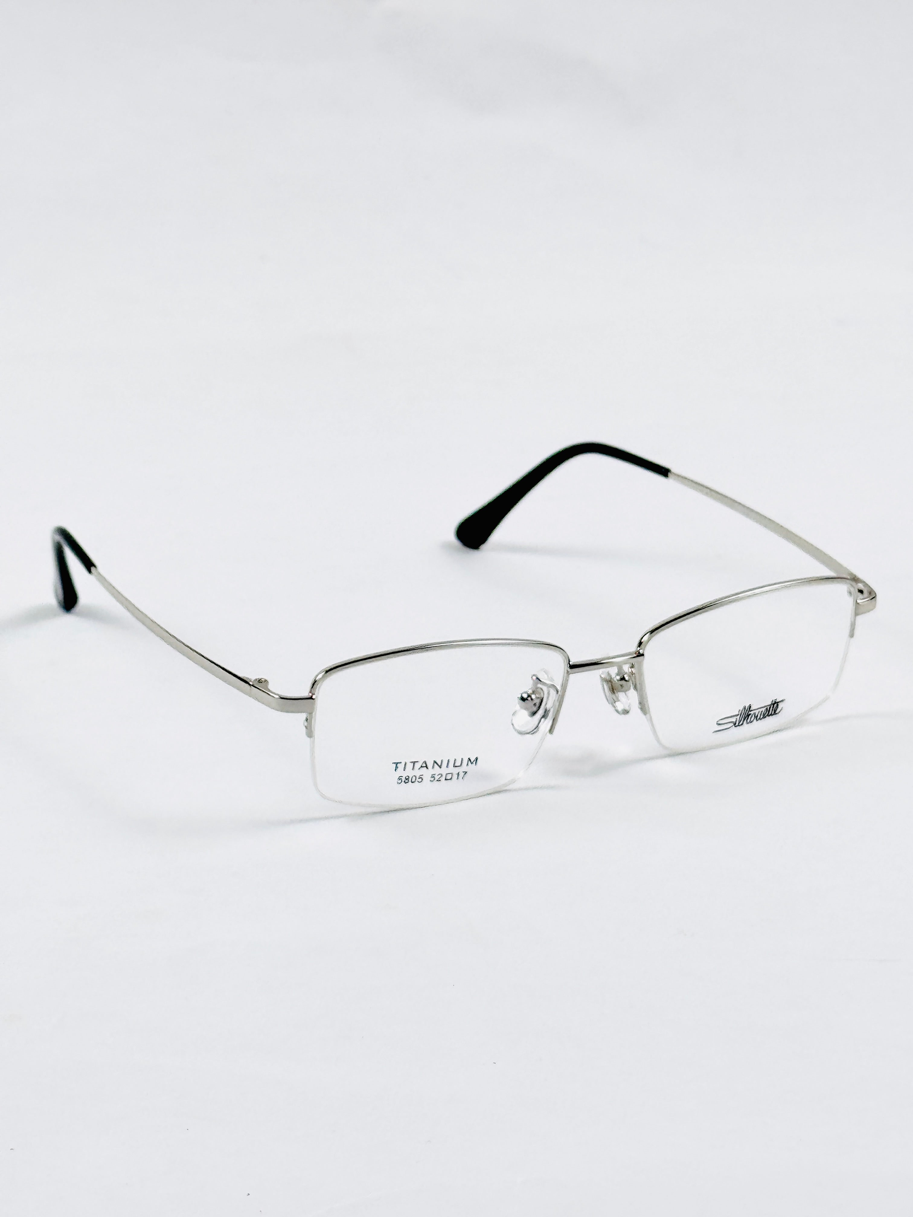 Silhouette – 5805 – 52 – Silver –  Metal - Optics – Unisex - Premium