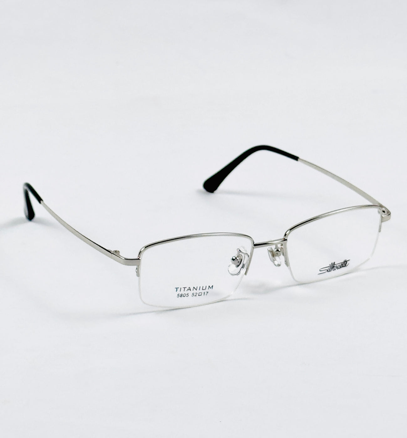 Silhouette – 5805 – 52 – Silver –  Metal - Optics – Unisex - Premium