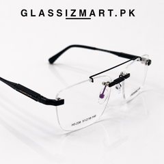 Porsche - Rimless – 238 – 51 – Black –  Metal - Optics – Unisex