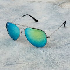 Rayban – 3026 – 62 – Silver Mercury – Metal – Sunglasses – Unisex