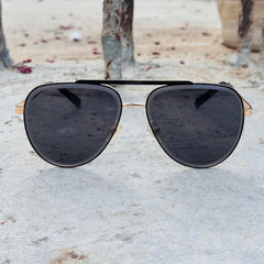 Chanel – 3988 - 60 – Golden Black - Metal - Sunglasses – Unisex - Premium