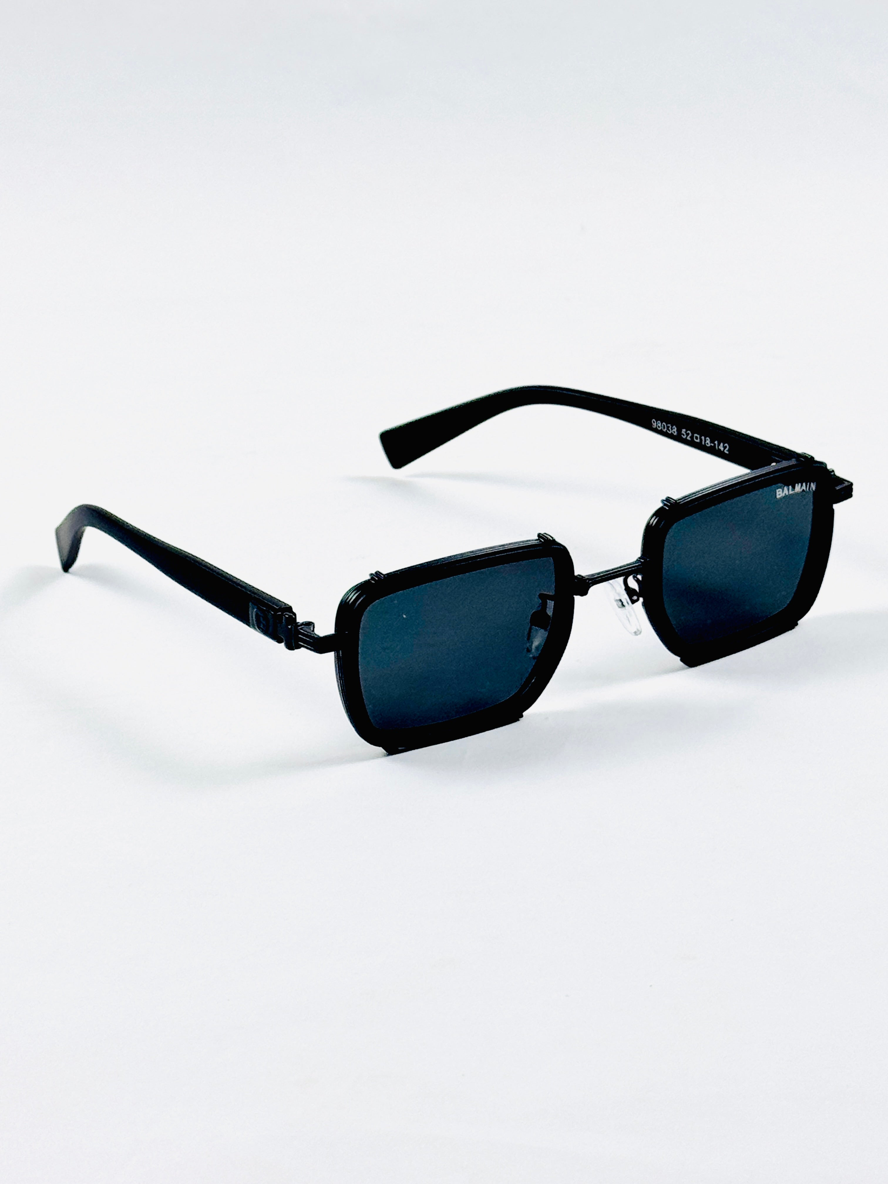 Balmain – 98038 - 52 - Black – Metal – Sunglasses - Unisex