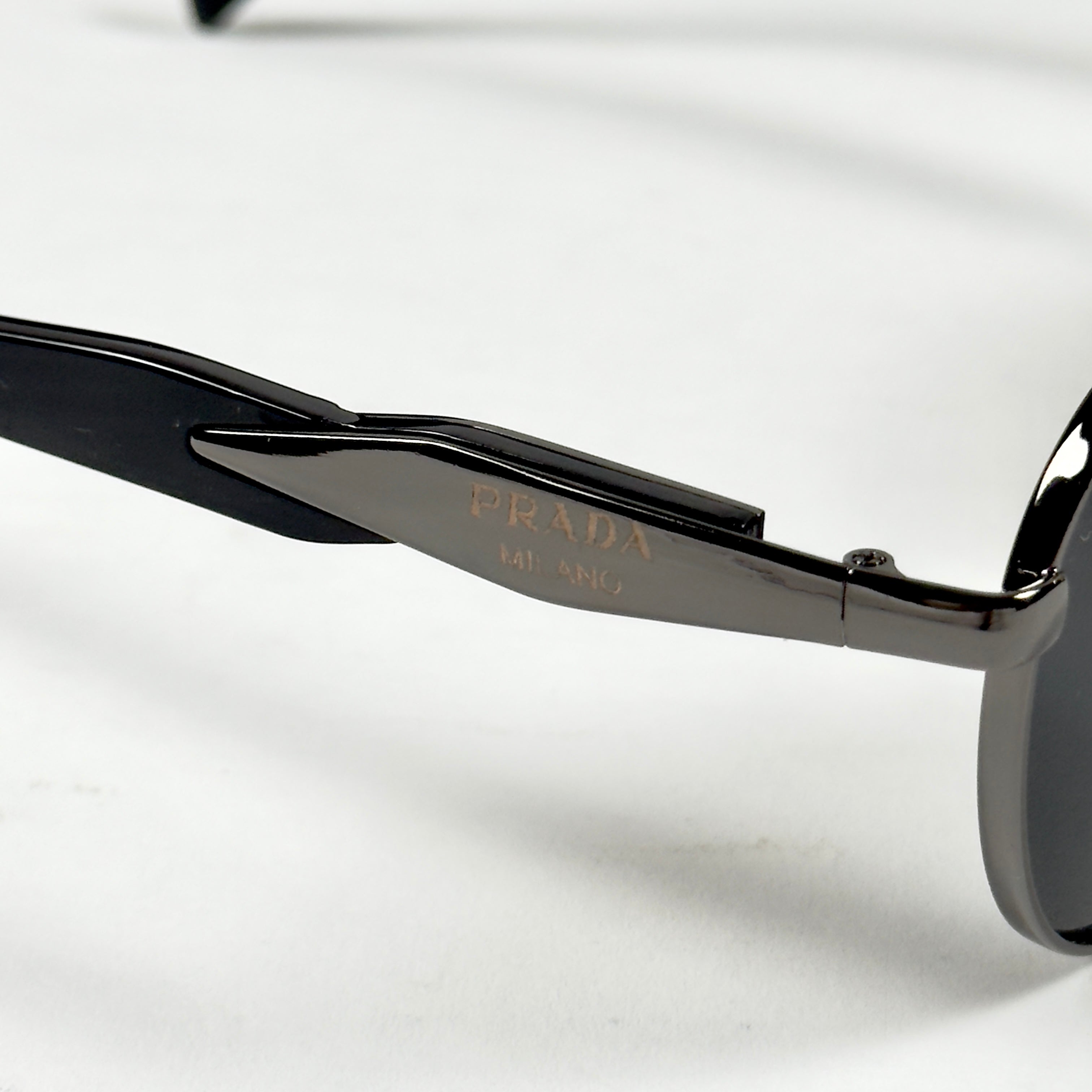 Prada – 56ZS – 54 – Grey Black – Metal – Sunglasses – Unisex