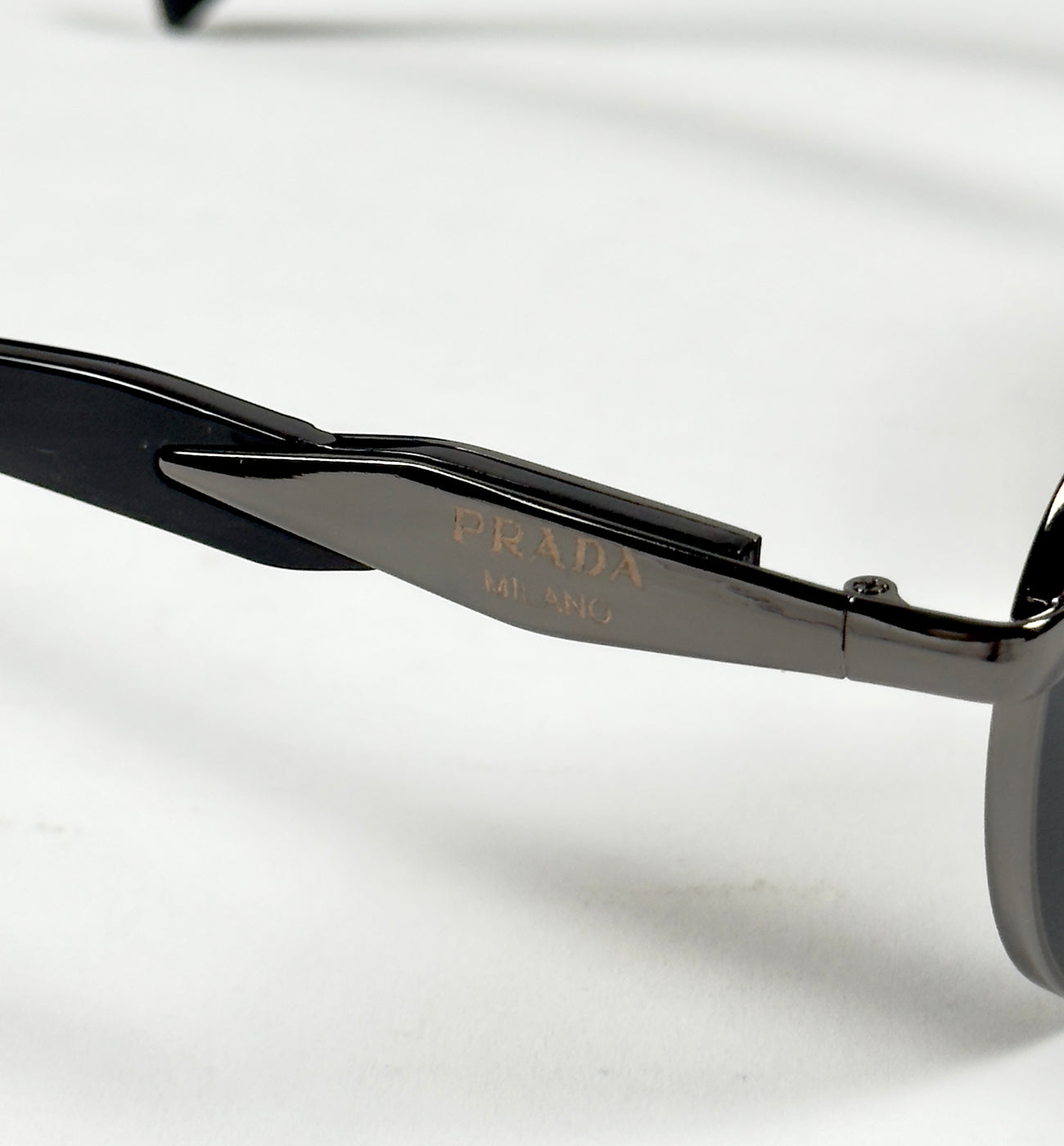 Prada – 56ZS – 54 – Grey Black – Metal – Sunglasses – Unisex