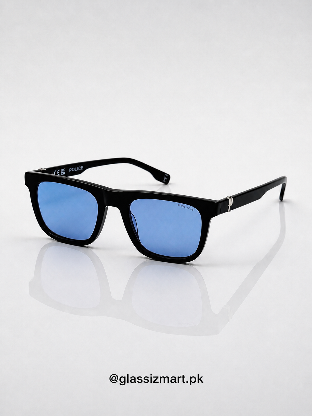 Police – SPLQ79 – 53 – Black Blue –  Acetate - Sunglasses – Unisex - Premium