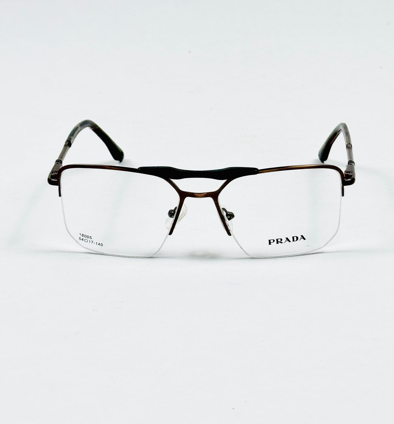 Prada – 18005 – 54 – Brown –  Metal - Optics – Unisex