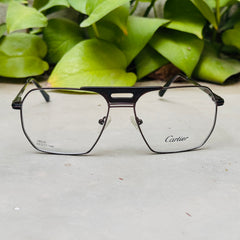 Cartier – 18010 – 55 – Brown –  Metal - Optics – Unisex
