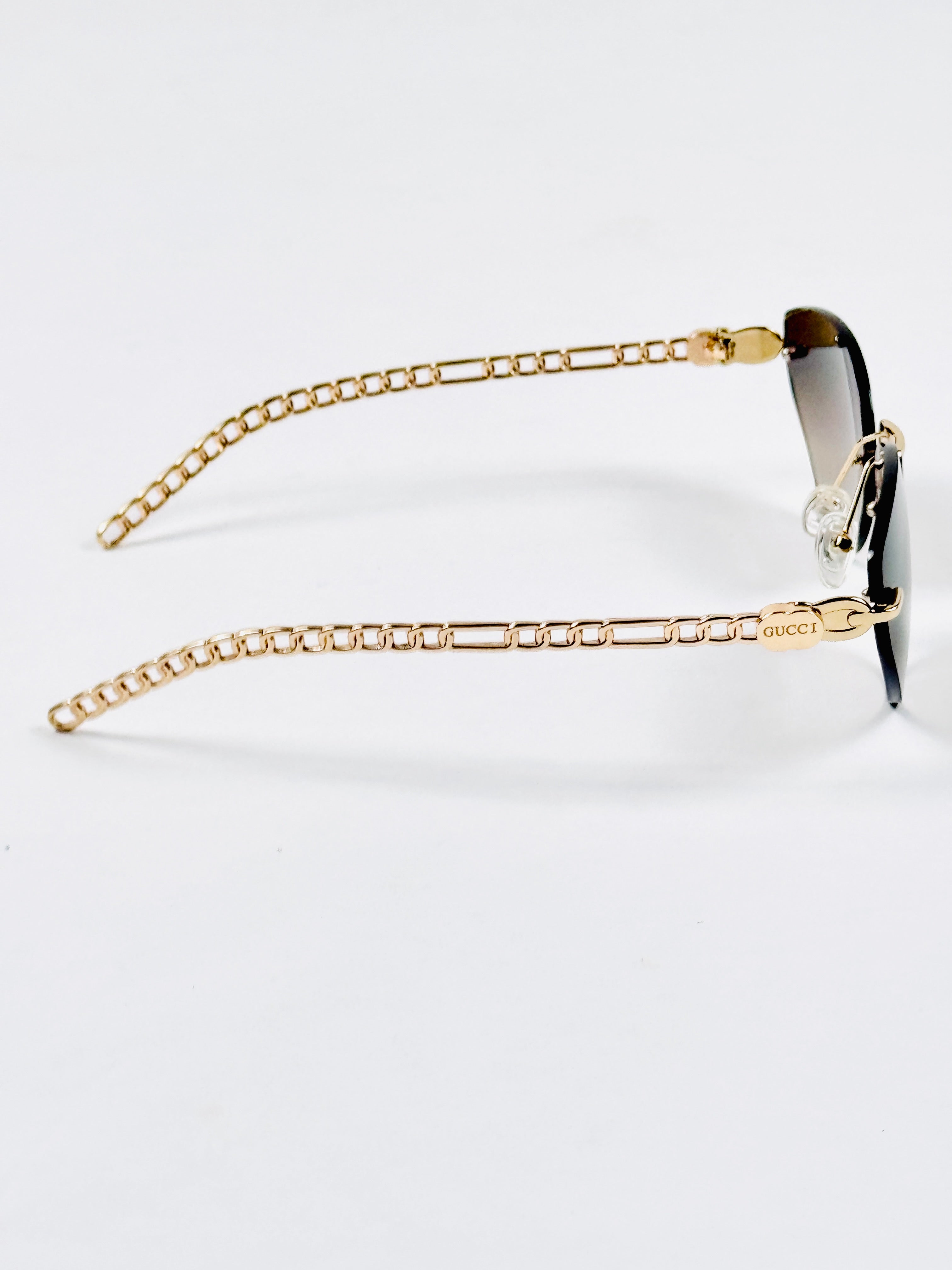Fendi - 2A386 – 48 – Golden Brown – Metal – Sunglasses – Ladies