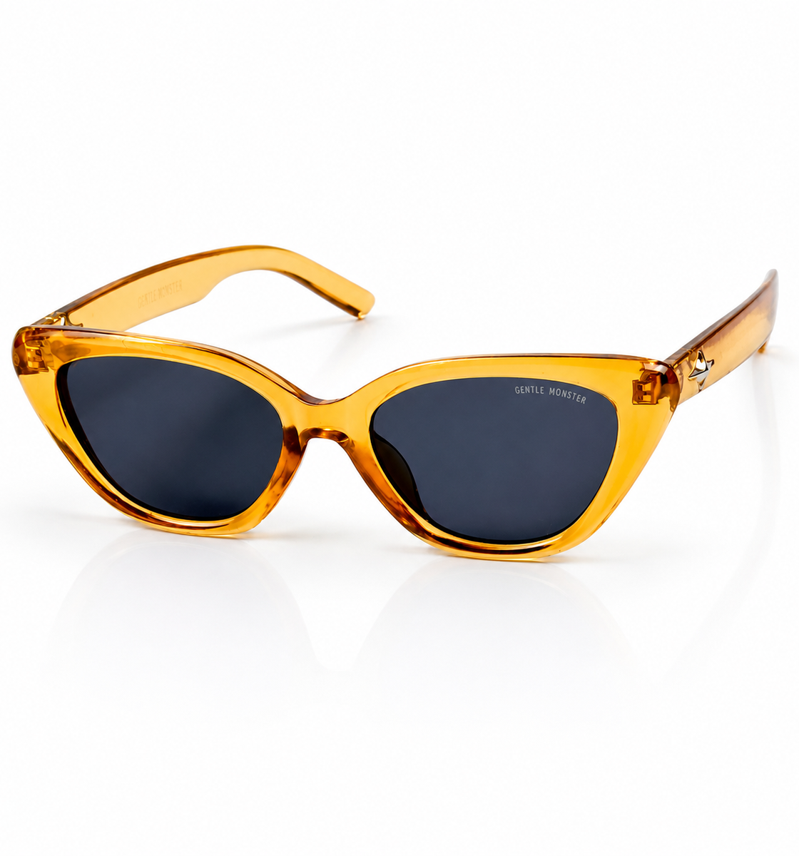 Gentle Monster – 9156 – Mustard Black – Acetate – Oval – Sunglasses - Ladies