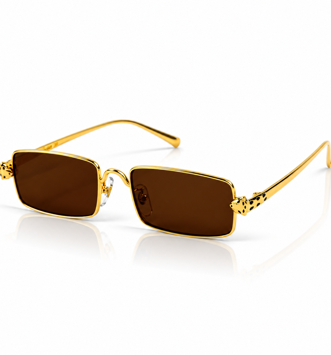 Cartier – 0473 - 54 – Golden Brown - Metal - Sunglasses – Unisex - Premium