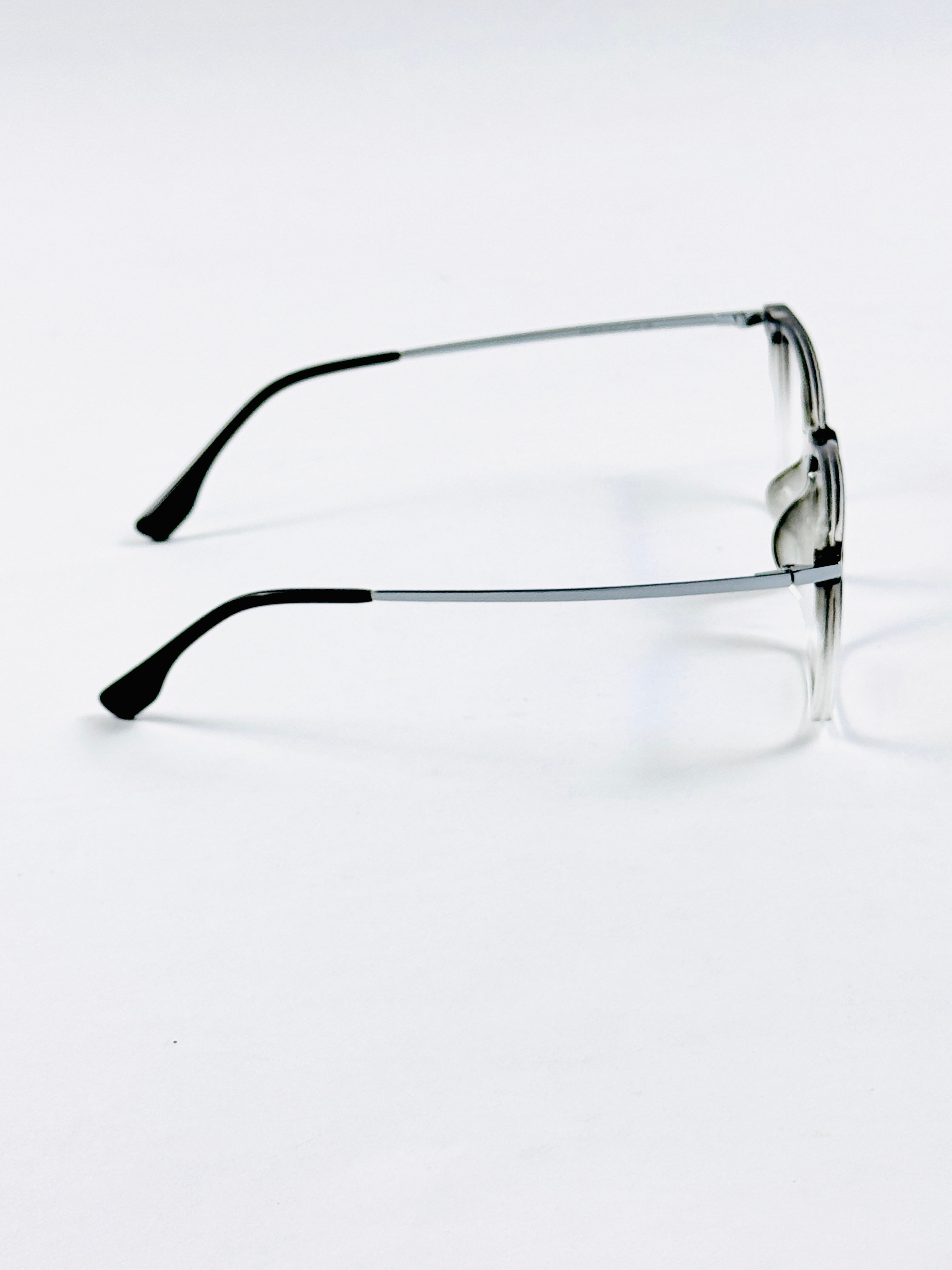 Tr – 61019 - 54 - Silver Black Gradient – Acetate - Metal – Optics - Unisex