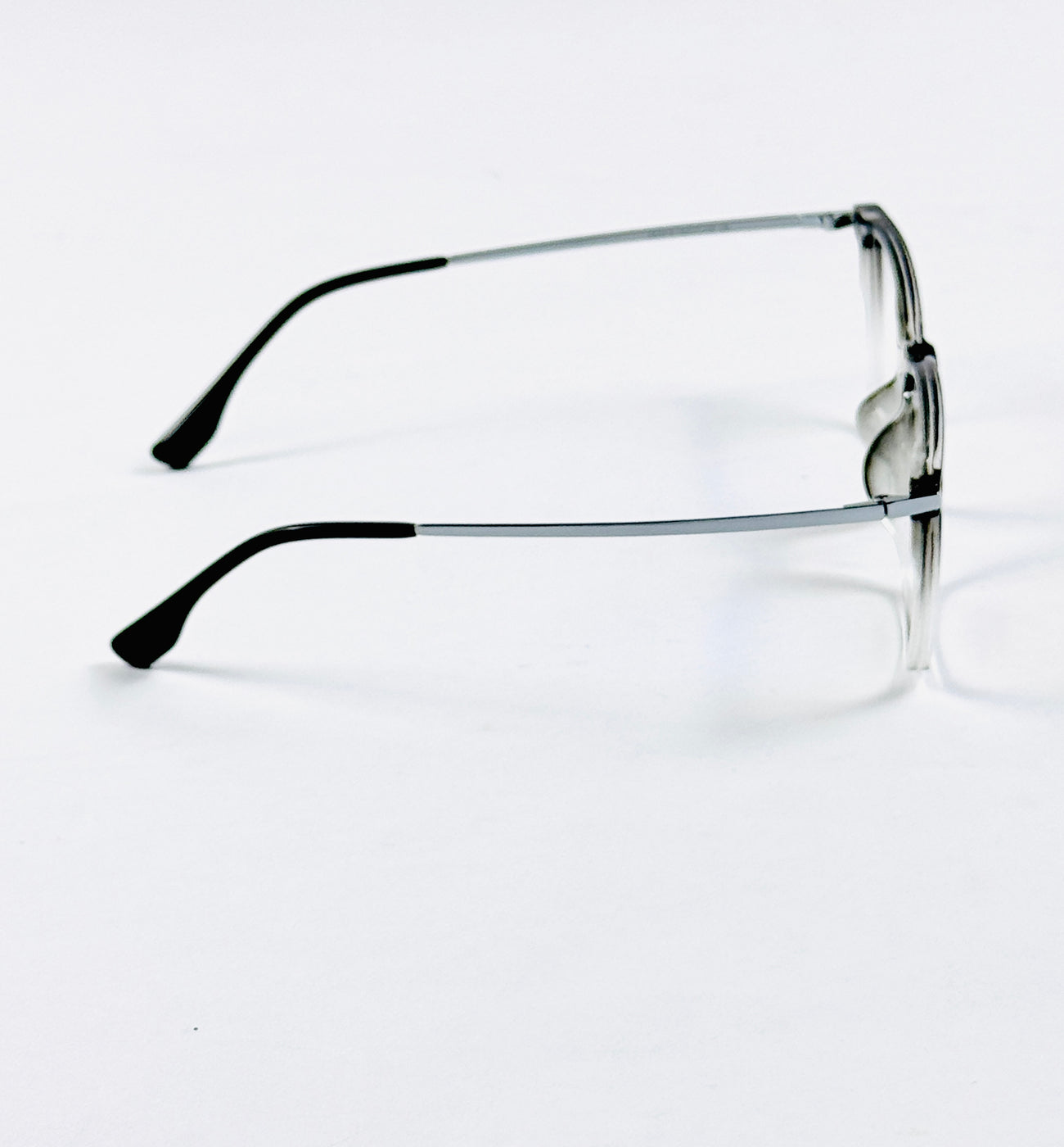 Tr – 61019 - 54 - Silver Black Gradient – Acetate - Metal – Optics - Unisex