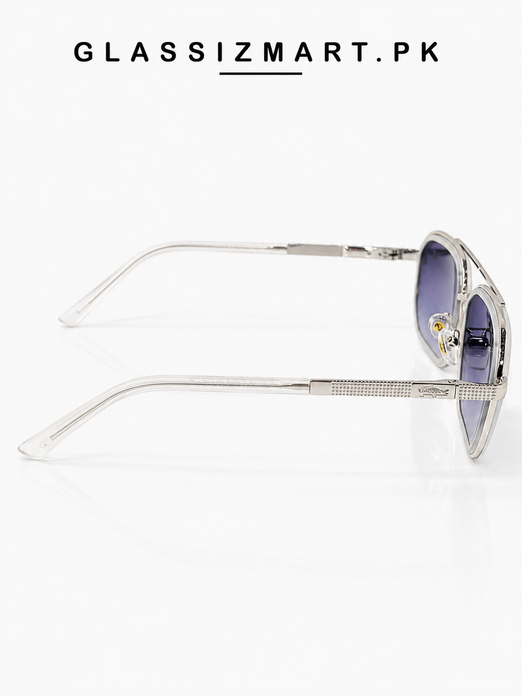 Lacoste’s – 9005 – 58 – Silver Gradient – Metal – Sunglasses – Unisex