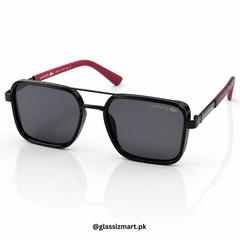 Lacoste – 58501 – 56 – Black – Metal – Sunglasses – Unisex