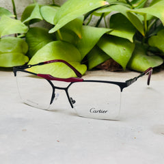 Cartier – 90403 – 54 – Black –  Metal - Optics – Unisex